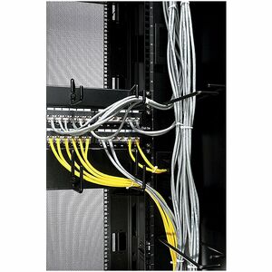 APC by Schneider Electric Kabelbündler - Schwarz - Kabelmanager - 1U Rack Height