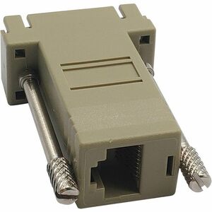 RJ45-F MODULAR SERIAL ADAPTER DB9-F CROSSOVER WIRING ENET