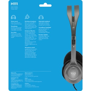 STEREO HEADSET H110 2X 3.5MM KLINKE