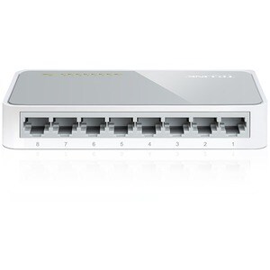MINI DESKTOP SWTICH 8PORT 8/10/100M & PLASTIC CASE