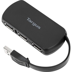 Targus ACH114EU USB-Hub - USB - Extern - Schwarz - 4 Total USB Port(s) - 4 USB 2.0 Port(s) - PC, Mac