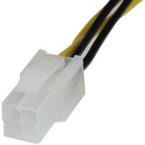 StarTech.com Câble d'extension d'alimentation processeur P4 4 broches ATX12V 20 cm -M/F - Pour Système d'alimentation - AT