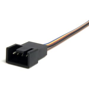 StarTech.com Câble d'extension d'alimentation pour ventilateur 4 broches 30 cm - M/F - Pour Ventilateur - Molex / Molex - 