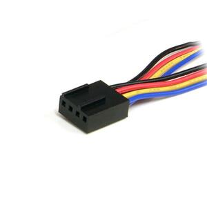 StarTech.com Câble répartiteur alimentation pr ventilateurs 4 broches 31cm -F/M - Pour Ventilateur - Molex / Molex - 1 Pcs