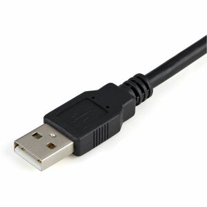 StarTech.com FTDI USB 2.0 auf Seriell Adapter - USB zu RS232 / DB9 Konverter (COM) - Anschluss 1: USB A, Stecker - Schwarz