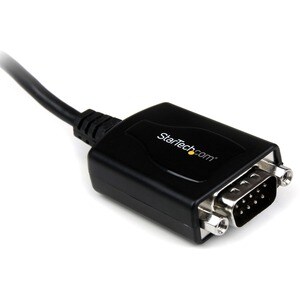 StarTech.com USB 2.0 auf Seriell Adapter - USB zu RS232 / DB9 Konverter (COM) 0,3m - Schwarz