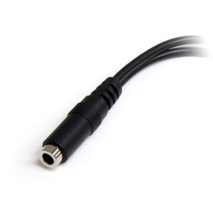StarTech.com 3,5mm Audio Klinke Y Kabel - Headset Splitter - 1 x 3,5mm (Buchse) 2 x 3,5mm (Stecker) - Cable for Audiogerät