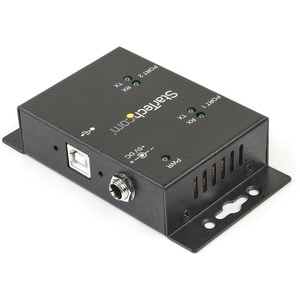 StarTech.com 2 Port USB auf Seriell RS232 Adapter - USB / DB9 Hub Wandmontagefähig - USB - PC, Mac - 2 x Anzahl externe se