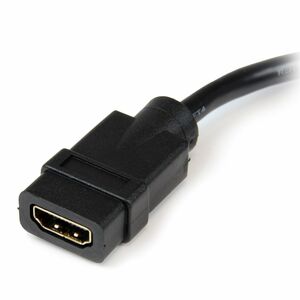 StarTech.com HDMI®-auf-DVI-D Videoadapterkabel 20cm - HDMI-Buchse auf DVI-Stecker - Cable for Videogerät, Notebook - Unter