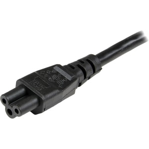 StarTech.com 2 m Laptop Ladekabel, EU Schuko CEE7 auf C5, 2,5A 250V, 18AWG, Laptop Netzteil Stromkabel, Kleeblatt/Mickey M