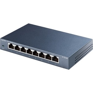 8PORT GIGABIT DESKTOP SWITCH STEEL DESIGN DESKTOP/WALL-MOUNTING