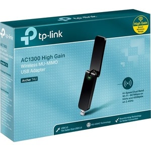 TP-Link Archer T4U Wi-Fi Adapter für Desktop-Computer/Notebook/Media-Player/Smart-TV - IEEE 802.11ac - USB - 1,27 Gbit/s -