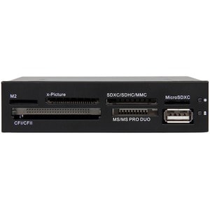 3.5IN FRONT BAY 22-IN-1 USB 2.0 CARD READER - CF/SD/MMC/MS/XD