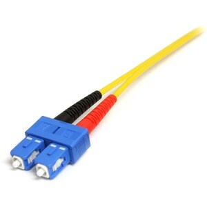 StarTech.com 4m Singlemode 9/125 Duplex LC auf SC LWL / Glasfaser-Netzwerkkabel - Gelb - Cable for Netzwerkgerät, Patchfel