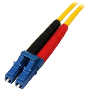 StarTech.com 1m Singlemode 9/125 Duplex LC auf LC LWL / Glasfaser-Netzwerkkabel - Gelb - Cable for Netzwerkgerät, Patchfel