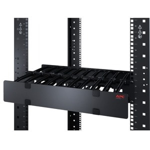 APC by Schneider Electric Kabelbündler - Schwarz - 1 Stück Paket - Kabelmanager - 1U Rack Height x 19" Panel Width
