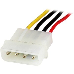 StarTech.com 30cm LP4 Molex Strom Verlängerung - Stecker / Buchse - für Festplatte - LP4 / LP4 - 18 Breite - 1