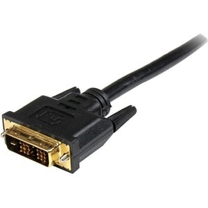 StarTech.com Câble HDMI vers DVI-D de 50cm - Mâle / Mâle - Noir - 2e bout: 1 x 19-pin DVI-D Digital Video - Male - Blindé 