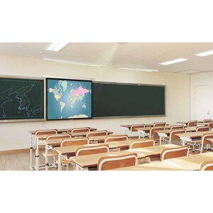 Optoma DS-9092PWC 233,7 cm (92 Zoll) Manuell Projektionsleinwand - Frontprojektion - 16:9 - Mattweiß - 114,5 cm (45,1 Zoll