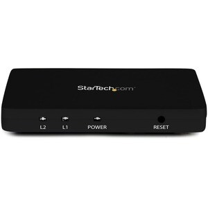 StarTech.com 2 Port HDMI 4k Video Splitter - 1x2 HDMI Verteiler mit Aluminiumgehäuse - 4k @ 30 Hz - bis 30 Hz - 3840 × 216