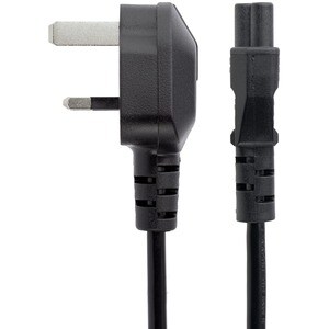 1 m GB Laptop Ladekabel, BS 1363 auf C5, 2,5A 250V, 18AWG, UK Laptop Netzteil Stromkabel, Kleeblatt/Mickey Mouse Netzkabel