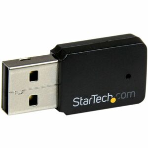 StarTech.com Mini adaptateur USB 2.0 réseau sans fil AC600 double bande - Clé USB WiFi 802.11ac 1T1R - USB 2.0 - 433 Mbit/