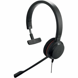 Jabra EVOLVE 20 Kabel Kopfbügel Mono Headset - Schwarz - Monaural - Ohraufliegend - Geräuschunterdrückung Mikrophon - Gerä
