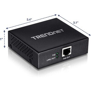 Répéteur de Réseau TRENDnet TPE-E100 - Nouveau - Réseau (RJ-45) - 10/100/1000Base-T - Fixation au mur