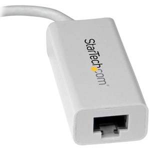 StarTech.com USB-C auf Gigabit Netzwerkadapter - USB 3.0 - Type-C Ethernet Adapter USB Powered - Weiß - USB 3.1 - Realtek 