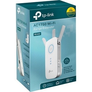 TP-Link RE450 IEEE 802.11ac 1,71 Gbit/s Drahtloser Range-Extender - 2,40 GHz, 5 GHz - 3 x Externe Antenne(n) - Extern - 1 