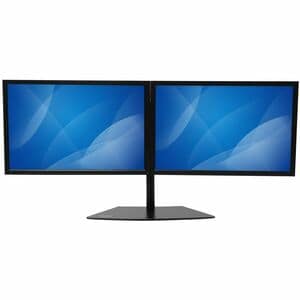 StarTech.com Support de bureau pour 2 écrans avec base à fabile encombrement - Fixation double moniteur - 61 cm (24") - Ca