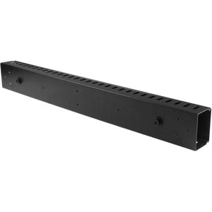 StarTech.com Panneau de gestion de câbles 0U de 91 cm pour rack - Guide-câbles avec conduit encoché - Organisateur pour câ