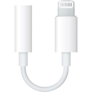 Câble audio Apple Mini-phone/Propriétaire - pour iPhone, iPad, iPod - 1 - 2e bout: 1 x Mini-phone Audio - Female - Blanc