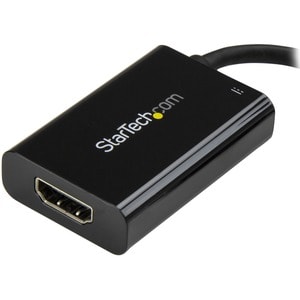 StarTech.com Adaptateur vidéo USB-C vers HDMI 4K 60 Hz avec USB Power Delivery 60 W - 1 x 19-pin HDMI Digital Audio/Video 