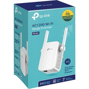 Extension pour points d'accès sans fil TP-Link RE305 - Bi bande - IEEE 802.11ac - 1,17 Gbit/s - 2,40 GHz, 5 GHz - Externe 