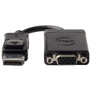 Cable vidéo Dell - 17,78 cm DisplayPort/VGA - pour Appareil vidéo, Projecteur, Moniteur, Station de travail, Ordinateur Po