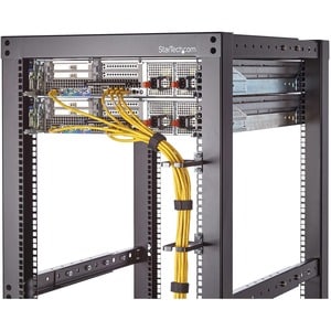 StarTech.com 30,5 m Klettbandrolle, Wiederverwendbare Zuschneidbare Klettkabelbinder, Industrielle Klettverschluss Rolle, 