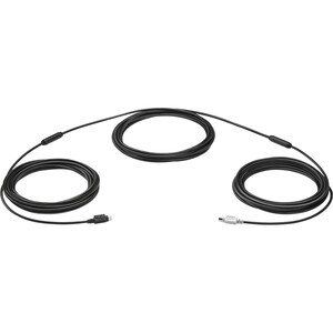 Câble pour transfert de données Logitech - 15 m PSX 2 - pour Vidéo de surveillance, Haut-parleur Main Libre - 1 - 2e bout: