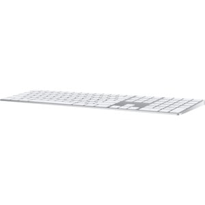 Clavier Apple Magic - Sans fil Connectivité - Français - AZERTY Disposition - Argenté, Blanc - Ciseaux Pavé Numérique - Bl