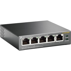 TP-Link JetStream TL-SG1005P 5 Anschlüsse Ethernet-Switch - Gigabit-Ethernet - 10/100/1000Base-T - 2 Unterstützte Netzwerk
