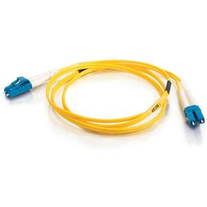 5M FIBER OPTIC SMF LC/LC 9/125 DUPLEX PVC PATCH CABLE