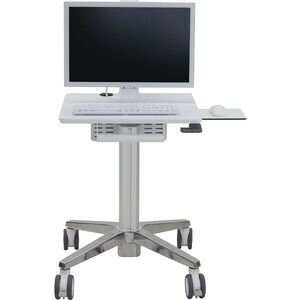 Ergotron StyleView Medizinische Warenkorb - TAA-konform - Rund Griff - 7,26 kg Kapazität - 4 Rollen - 101,60 mm Rollengröß