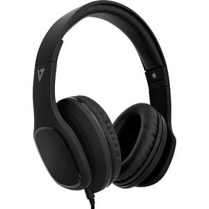 V7 Premium HA701-3EP Kabel Kopfbügel, Über das Ohr Stereo Headset - Schwarz - Binaural - Ohrumschließend - 12 Hz bis 20 kH