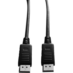 V7 V7DP2DP-6FT-BLK-1E 2,01 m DisplayPort AV-Kabel - Cable for Audio-/Video-Gerät - 21,6 Gbit/s - Unterstützt bis zu3840 x 