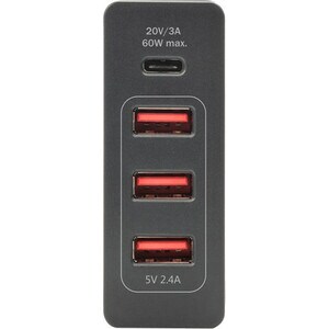 Digitus 4-Port Universal USB-Ladeadapter, USB Type-C™. Aufladetyp: Drinnen, Energiequelle: AC, Aufladekompatibilität: Lapt