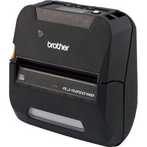BROTHER RJ-4250WB, Etikettendrucker, LCD, mobil, Thermodirekt, Doppeltabrisskante, 3 Zoll, Auflösung: 8 Punkte/mm (203dpi)