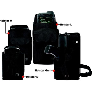 Sacoche de transport MOBILIS Refuge - Étui Style Datalogic, Zèbre, Honeywell Terminal portable, Stylus - Noir - Résistant 
