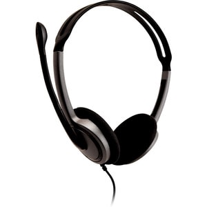 Casque stéréo léger V7, arceau réglable et ergonomique, microphone omnidirectionnel suppresseur de bruit avec rotation à 2