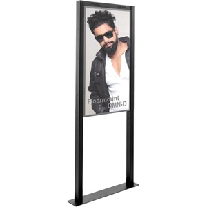 HAGOR Bodenhalterung für LED-Monitor - Schwarz - 1 Unterstützte(r) Display(s)Bildschirmgröße: 139,7 cm (55 Zoll) - max. 45