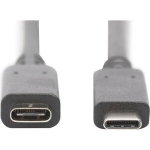 Digitus USB Type-C Verlängerungskabel, Type-C - C. Kabellänge: 2 m. Anschluss 1: USB C, Anschluss 2: USB C, USB-Version: U